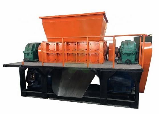 China Máquina industrial da retalhadora do eixo dobro para o recipiente Waste plástico de baixo nível de ruído fornecedor