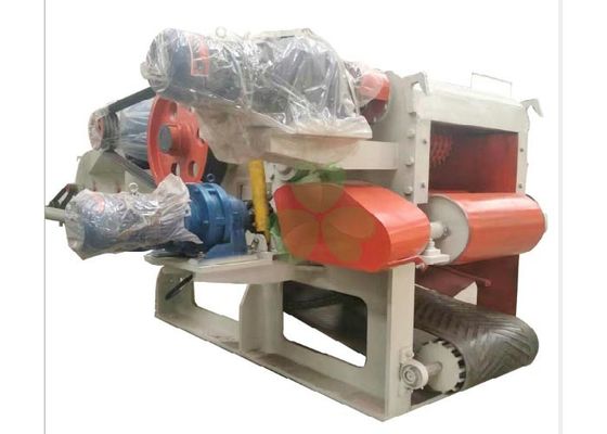 China Transtorte de madeira da descarga da máquina 1400*12000mm do triturador do folheado móvel resistente fornecedor