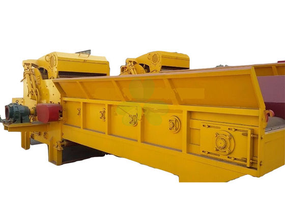 China Máquina de madeira amarela da serragem, máquina chipper de madeira resistente 5,5 quilowatts fornecedor