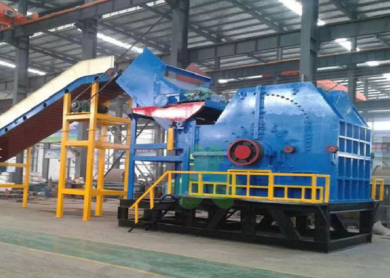 China Grande máquina do triturador de martelo do tamanho, sucata que recicla o equipamento de baixo nível de ruído fornecedor