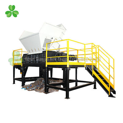 China Capacidade dupla amarela das toneladas da máquina 2 da retalhadora do eixo/retalhadora do lixo/hora fornecedor