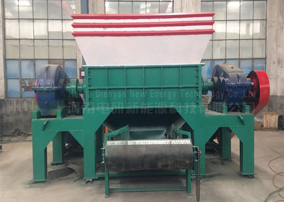 China Pneumático Waste da planta de reciclagem do pneu de carro de dois eixos que recicla a cor do costume de Mchine fornecedor